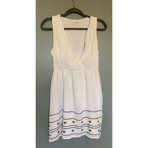 Charming Charlies White Patterned Dress